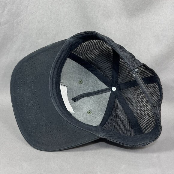 RVCA Snapback Hat Cap Black Trucker Mesh Streetwear Skater Surfer Outdoor Mens - Picture 12 of 15